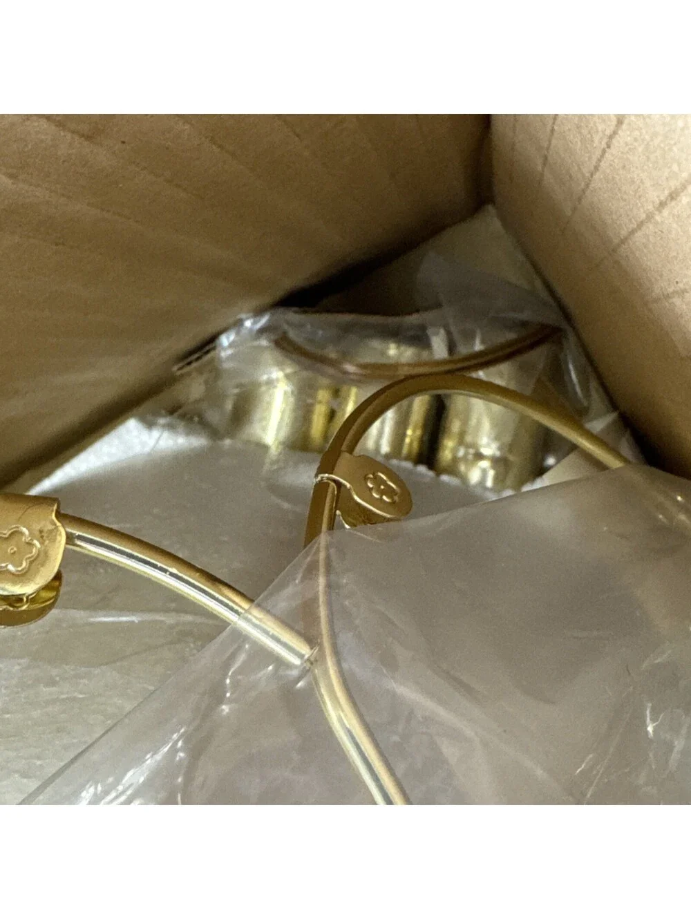 Vintage Marco Polo Tiffany Floor Touch Lamp 60” Brass 10 Smoked Glass New In Box